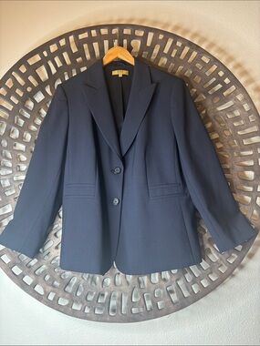 💙 Career Navy Stretch Blazer Jacket Workwear Office Alex Marie 18W 💙